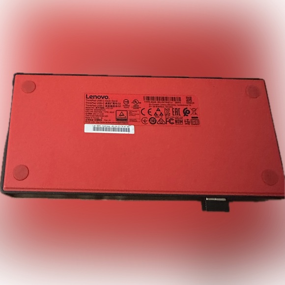 Lenovo ThinkPad USB-C Dock Gen 2 LDC-G2 40AS 03X7609 Dock & Cord; 4 Ports - Picture 3 of 4